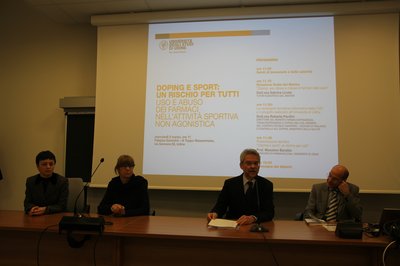 Da sinistra: Sabrina Licata, Roberta Pacifici, Massimo Baraldo, Roberto Pinton