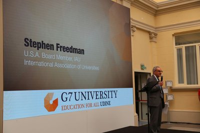 Stephen Freedman dell'International Association of Universities