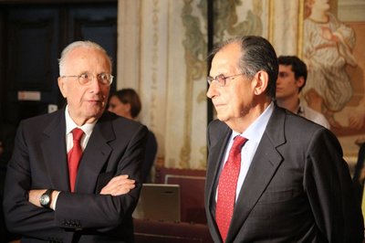 Da sinistra Emilio Lugaresi e Pierluigi Gambetti