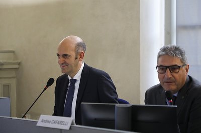 Da sinistra Marco Sartor e Andrea Cafarelli