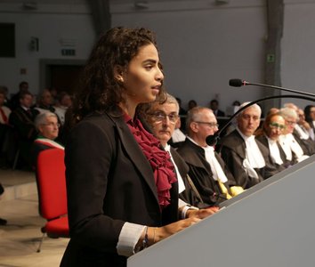 L'intervento di Ambra Canciani, vicepresidente del Consiglio degli studenti