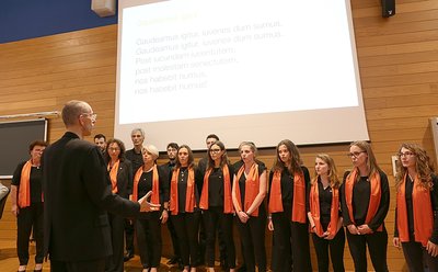 Il coro âGilberto Pressaccoâ dellâUniversitÃ  di Udine