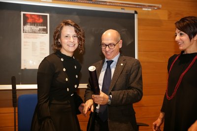Ilaria Tomasi con Roberto Pinton e Valeria FilÃ¬