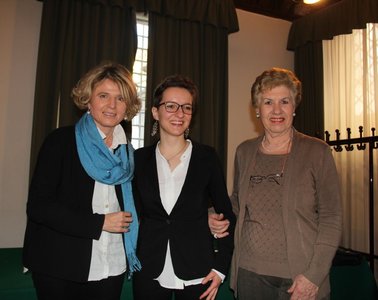Da sinistra Alvisa Palese, Ludovica Conforto, Ernestina Tam