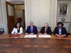 Marina Brollo, Alberto De Toni, Furio Honsell e Federico Pirone