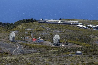 Il sito dell'osservatorio a La Palma (Canarie)
