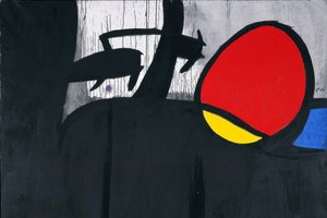 Joan Miró, particolare di ‘Oiseaux dans un paysage’, 1969-1974, owner Joan Punyet Miró