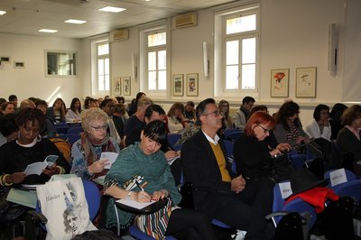 Pubblico in sala (convegno Living together on this earth)