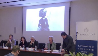 Da sinistra Gianluca Madriz, Nicoletta Vasta, Andrea Zannini, Livia Zucalli, Simone Venturini