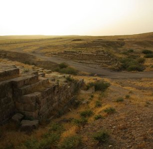 Vista dellâacquedotto costruito dal re assiro Sennacherib