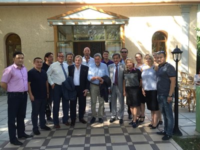Shymkent - Incontro tra le delegazioni dell'Ateneo di Udine e del locale ospedale