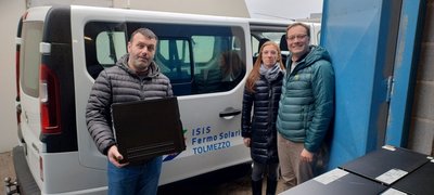 Da sinistra Giuliano Banelli, Sara Colussi, Luca Cadez