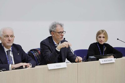 Da sinistra Luigino Pozzo, Angelo Montanari, Ketty Segatti