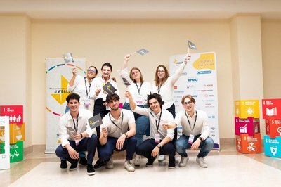 Il gruppo dell'Università di Udine che ha partecipato a Enactus Italia