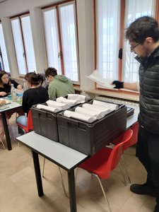 La distribuzione dei pasti