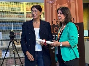 La premiazione di Marina Cobal