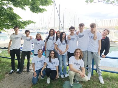 Studenti e docenti del polo liceale 'Einstein' di Cervignano del Friuli