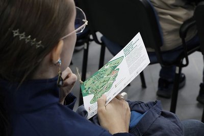 Il depliant dell'Azienda agraria