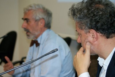 Da sinistra Daniele Checchi e Angelo Montanari