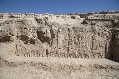 Uno dei 13 grandi rilievi assiri