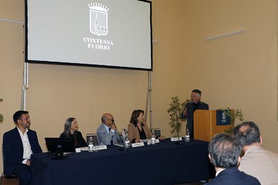 Da sinistra Michele Zampieri, Liliana Cargnelutti, Roberto Pinton, Cristiana Compagno, Raffaele Testolin