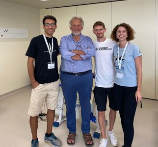Da sinistra Paulo Cesar do Nascimento Salvador, Bruno Grassi, Giovanni Baldassarre, Lucrezia Zuccarelli,
