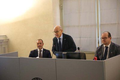 Da sinistra  Massimo Capulli, Roberto Pinton, Mario Anzil