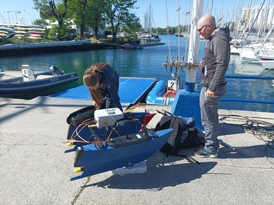 Drone marino utilizzato durante il progetto