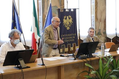 Da sinistra Angelo Montanari, Roberto Pinton, Andrea Cafarelli
