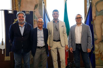 Da sinistra Mauro Pascolini, Roberto Pinton, Roberto Sonego, Pier Giorgio Sturlese