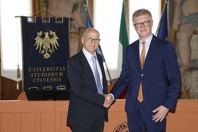 Da sinistra Roberto Pinton e Giulio Tremonti