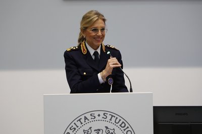 Manuela De Giorgi, dirigente del Compartimento di Polizia delle telecomunicazioni del Friuli Venezia Giulia