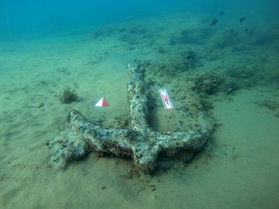 Ancora in ferro del tipo “bizantina”