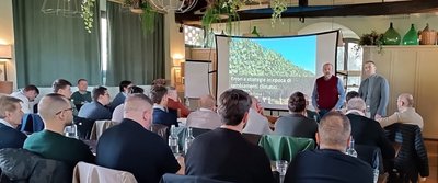 Incontro tecnico presso l’azienda Antinori nel Chianti Classico a Bargino (Firenze)
