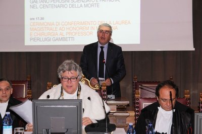 Il saluto di Pietro Fontanini, presidente della provincia di Udine