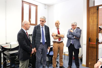 L'intervento dei due direttori del Di4a e del Dame, Paolo Ceccon e Silvio Brusaferro (da sinistra)