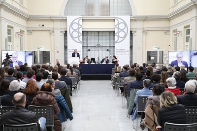 Una fase della cerimonia