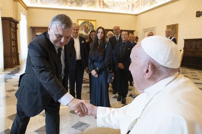 Il Papa e Roberto Zironi