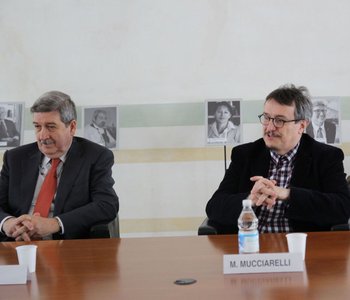Da sinistra Norberto Tonini, Marco Mucciarelli