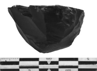 Nucleo in ossidiana neolitico 8000-7000 a.C.