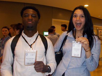 Johnny Sowah Adjetey e Arnela Omerovic