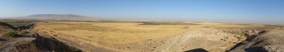 Panoramica della piana di Navkur dal sito di Tell Gomel