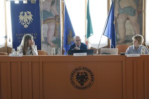 Da sinistra Monica Anese, Roberto Pinton, Raffaella Tabacco