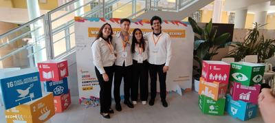 Agrichange - Da sinistra Sara Taddei, Ethan Castellarin, Giulia Anedda, Alessandro Prennushi