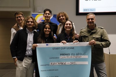 Agrichange e Grel, 2° posto ex aequo premio categoria Cleantech & Energy