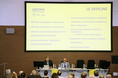 Cantiere Friuli, la presentazione delle Officine