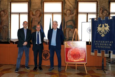Da sinistra Alessandro Del Puppo, Roberto Pinton, Andrea Biban