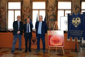 Da sinistra Alessandro Del Puppo, Roberto Pinton, Andrea Biban