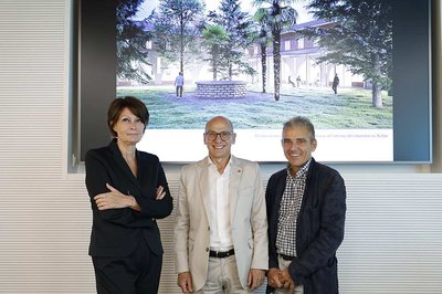 Da sinistra Alessia Rosolen, Roberto Pinton, Pierpaolo Olla