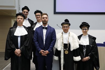 Da sinistra Alex Lanzutti, Emanuele Vaglio, Alessandro Gasparetto, Kevin Cucit, Roberto Pinton, Damiana Chinese